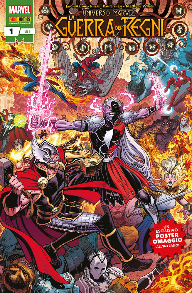 UNIVERSO MARVEL LA GUERRA DEI REGNI 1 – MARVEL MINISERIE 222 (ARRETRATO)
